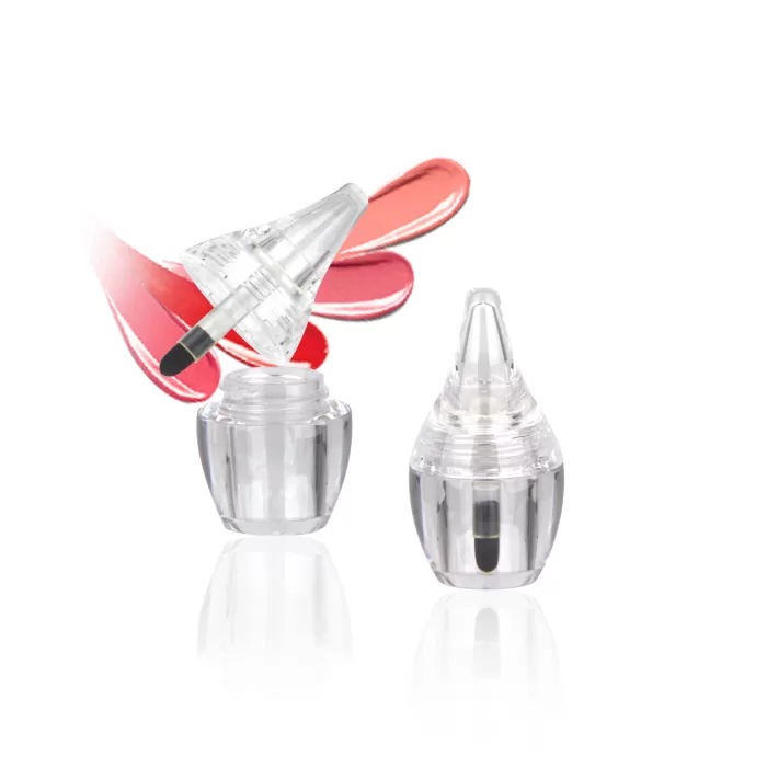 Manufacturer Supply 3ml As Transparent Drop Shape Container With Bead Applicator Nail Polish Oil Packaging Labels - LG253 - Image 2
