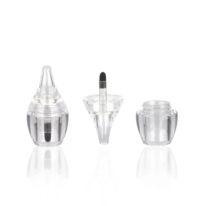 Manufacturer Supply 3ml As Transparent Drop Shape Container With Bead Applicator Nail Polish Oil Packaging Labels - LG253 - Image 3