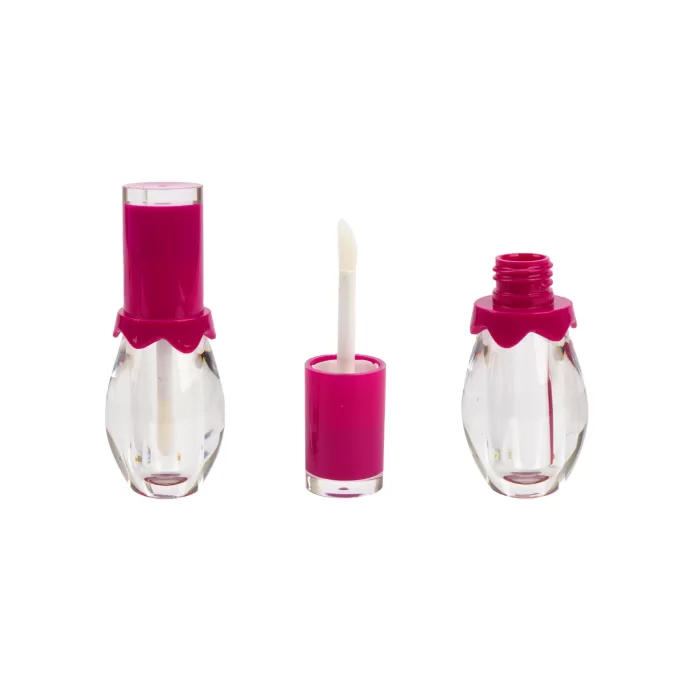 Kids Lip Gloss Wholesale Packaging Clear Bottle Custom Cute Plastic Empty Tubes - LG438B
