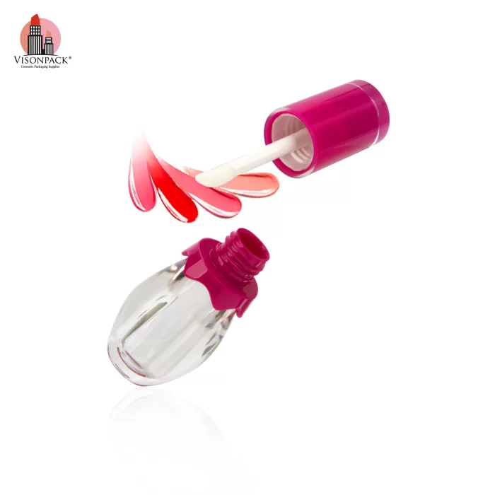Kids Lip Gloss Wholesale Packaging Clear Bottle Custom Cute Plastic Empty Tubes - LG438B - Image 4