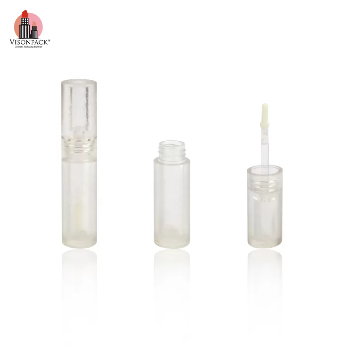 Quality Custom Clear Round Plastic Lipgloss Containers OEM Packaging Free Sample - LG457 - Image 3