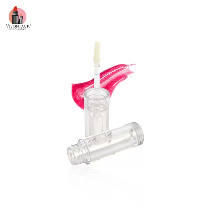 Quality Custom Clear Round Plastic Lipgloss Containers OEM Packaging Free Sample - LG457 - Image 5
