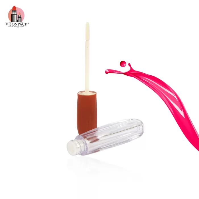 Custom Color Lipgloss Tube Unique Shape Empty Clear Bottle - LG470 - Image 4