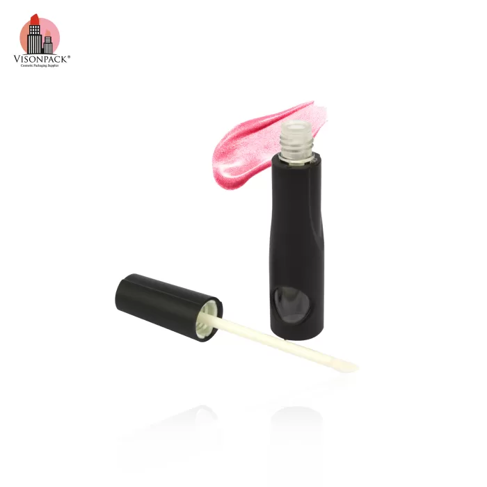 Matte Black Lip Oil Container Wholesale Custom Empty Case Tubes - LG478 - Image 2