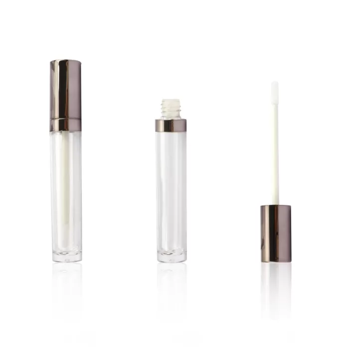 Clear Cosmetic Bottle 9.5ml Empty Round Foundation Concealer Containers Custom Color Tubes Private Label - LG491