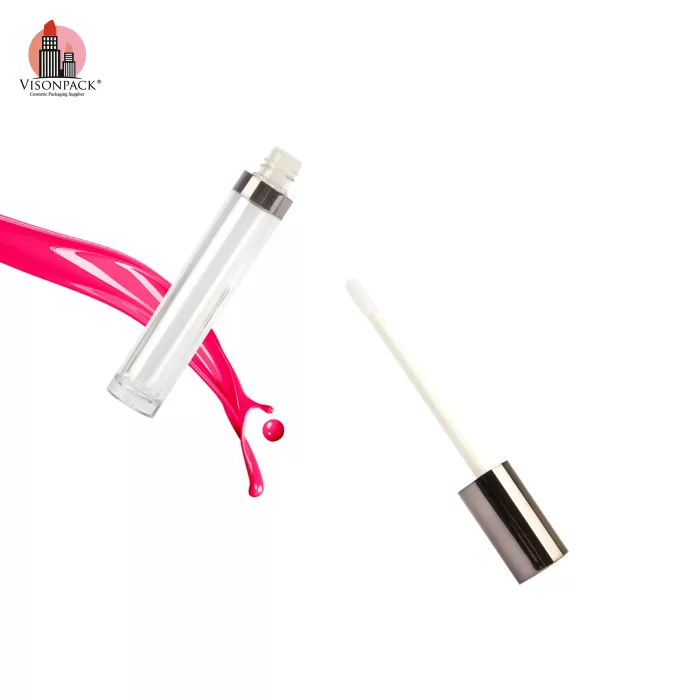 Clear Cosmetic Bottle 9.5ml Empty Round Foundation Concealer Containers Custom Color Tubes Private Label - LG491 - Image 5
