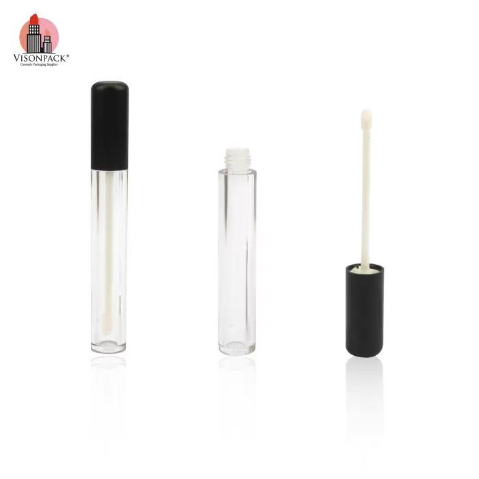 5ml Love Shape Luxury Gold Round Clear Tube with Custom Lid Color And OEM - LG496 - Image 2
