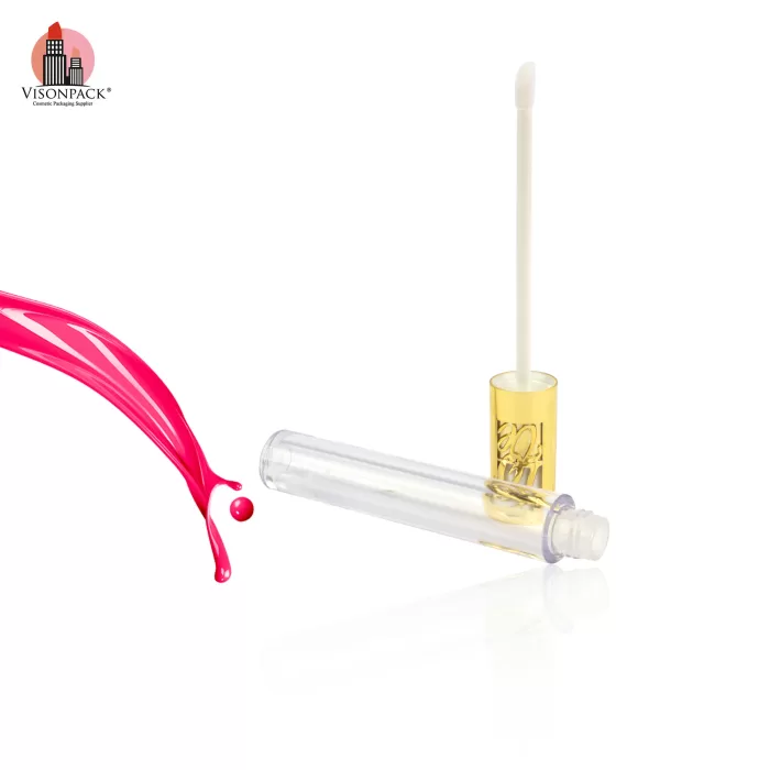 5ml Love Shape Luxury Gold Round Clear Tube with Custom Lid Color And OEM - LG496 - Image 3