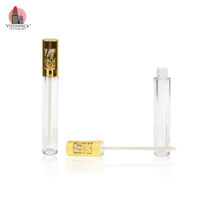 5ml Love Shape Luxury Gold Round Clear Tube with Custom Lid Color And OEM - LG496 - Image 4