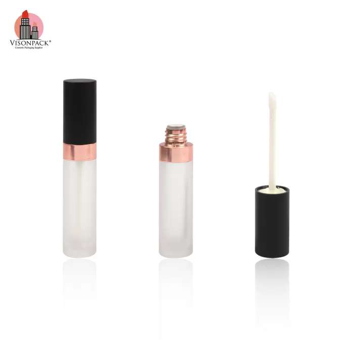 Customize Your Appearance with 7ml Clear Round Containers Plastic Empty Black Tubes Featuring Your Own OEM - LG497 - Image 2