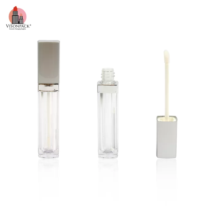 High Quality Custom Color Clear Square Containers Luxury Makeup Packaging - LG505