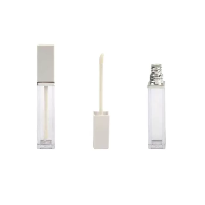 Factory OEM Custom 8ML Tubes Clear Bottle Square Colorful Makeup Containers Private Label - LG508