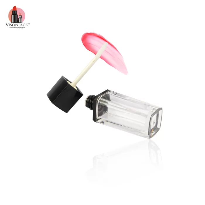 Creative Square Bottle 7.5ml Custom Empty Liquid Lipstick Tubes With Brush Applicator Wand - LG513 - Image 4