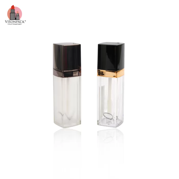 Double Layer Mini Square Containers With Inner Bottle Custom Color Tubes Packaging Black - LG522 - Image 3