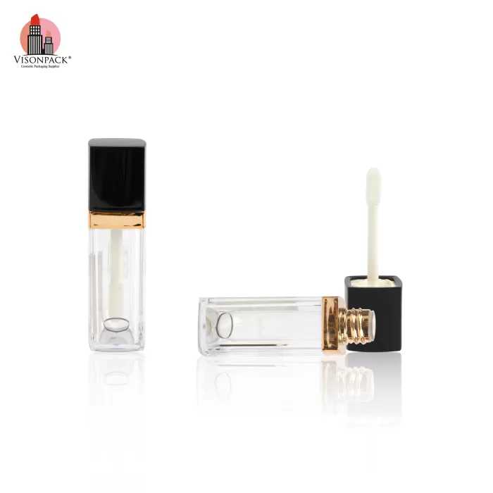 Double Layer Mini Square Containers With Inner Bottle Custom Color Tubes Packaging Black - LG522 - Image 4