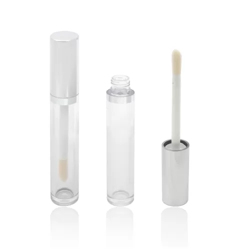 Luxury Round Empty Lipgloss Liquid Foundation Concealer Tube 9.5ml Big Brush Custom Logo - LG569