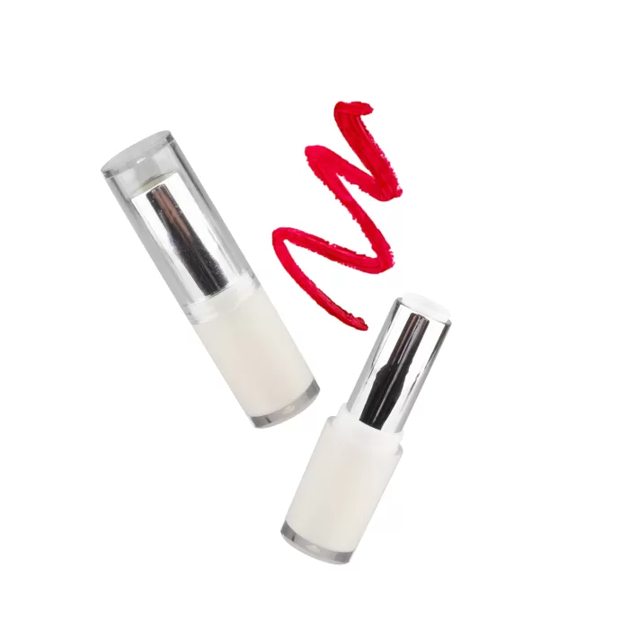 Private Label Empty Round White Lipstick Tube 12.1mm 5ml 5g White Clear Recycled Plastic Chapstick Tube Lip Balm Container - LS259 - Image 2