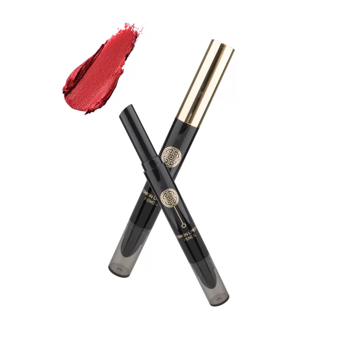 Black Gold Plastic Tubes Double Sides Lipstick Sponge Two Heads Makeup Packaging Slim Empty Bottle - LS291 - Image 2