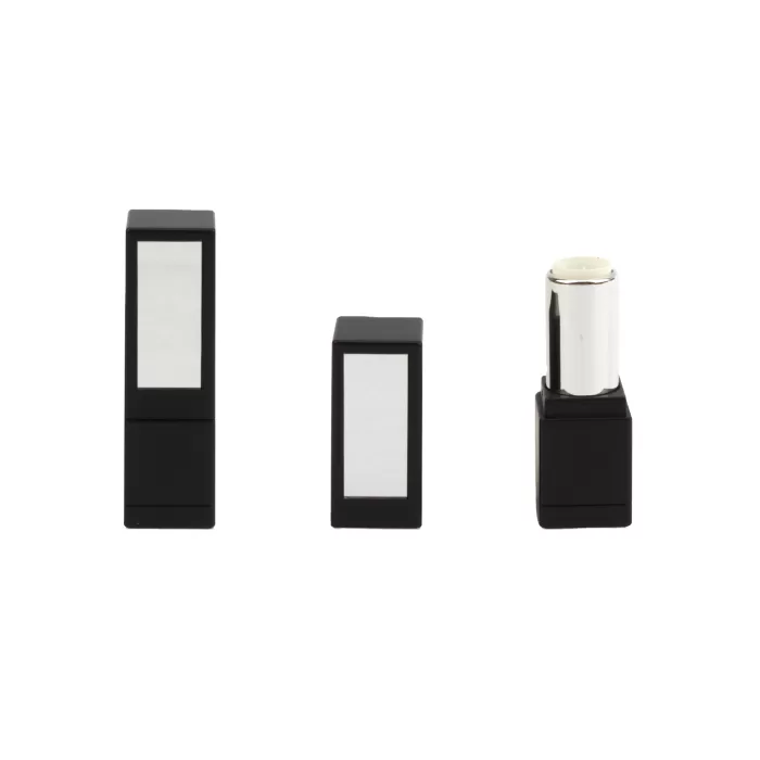 New Design Custom Empty Square Case with Mirror Matte Black for Cosmetic Packaging - LS561