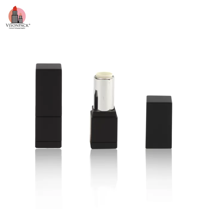 New Design Custom Empty Square Case with Mirror Matte Black for Cosmetic Packaging - LS561 - Image 5