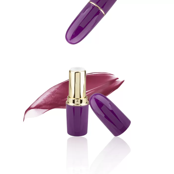 Luxury Shiny Lipstick Container Bullet Shape Chapstick Case Lip Balm Packaging Lip Cream Tube - LS591