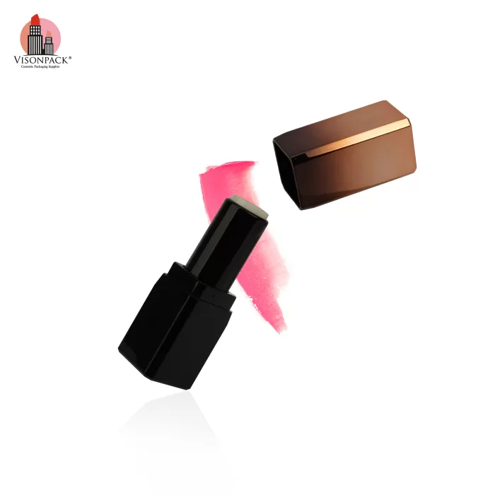 OEM Private Label Gradient Empty Custom Plastic Square Lipstick Tubes Black - LS927 - Image 4