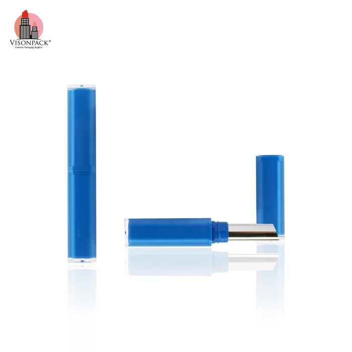 Colorful Dual Wall Slim Lipstick Tubes Square Empty Packaging Custom Color Plastic Balm Containers - LS938 - Image 4