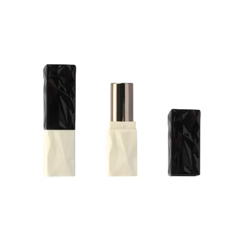 Unique Custom OEM Square Black White Luxury Cosmetic Lipstick Tubes Containers - LS956