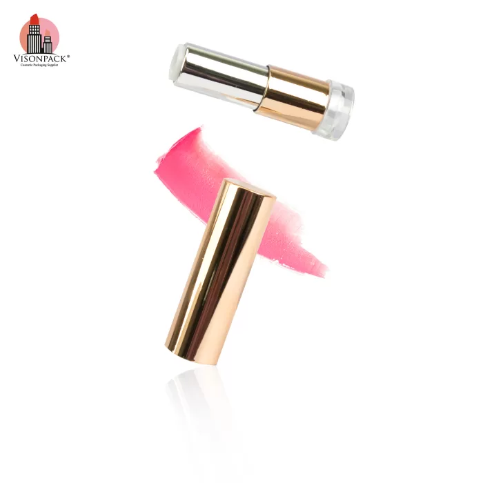 Wholesale Metal Gold Empty Round Custom Lipstick Tubes Containers - LS960 - Image 3