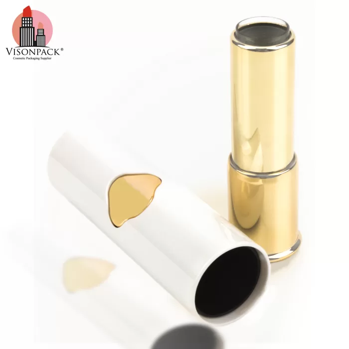Wholesale OEM Round Lipstick Tube Custom Color Push Button Case - LS966 - Image 2