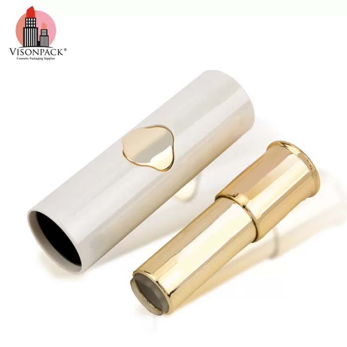Wholesale OEM Round Lipstick Tube Custom Color Push Button Case - LS966 - Image 3