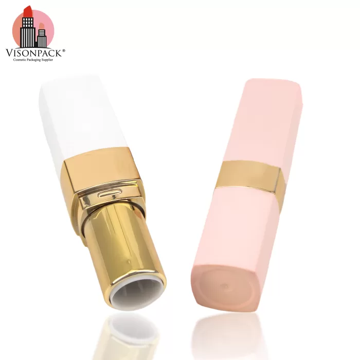 High Quality Classical Square Lipstick Case Custom Color Empty Plastic Tube - LS967 - Image 2