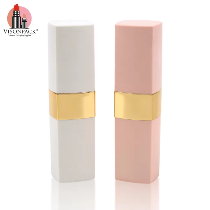 High Quality Classical Square Lipstick Case Custom Color Empty Plastic Tube - LS967 - Image 5