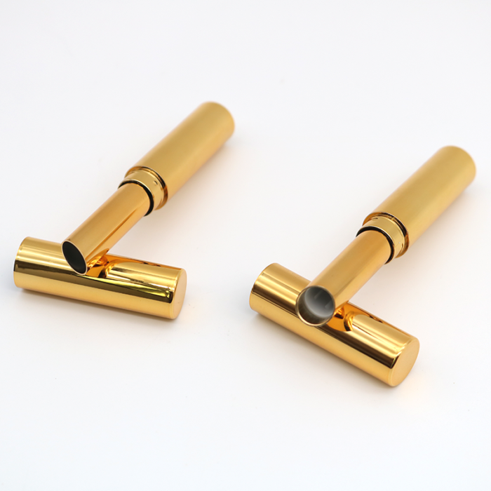 Slim Empty Lip Balm Tube Lipstick Case Container Luxury Gold - LS968 - Image 2