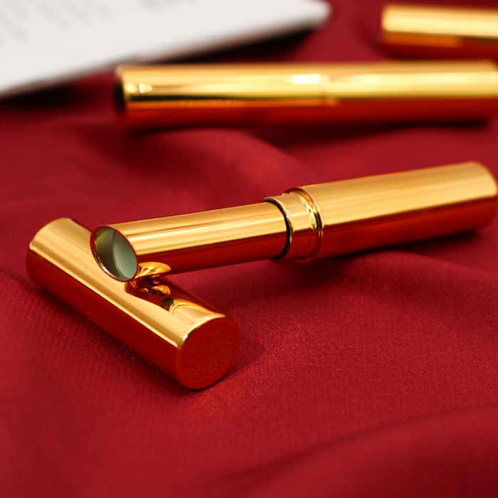 Slim Empty Lip Balm Tube Lipstick Case Container Luxury Gold - LS968 - Image 4