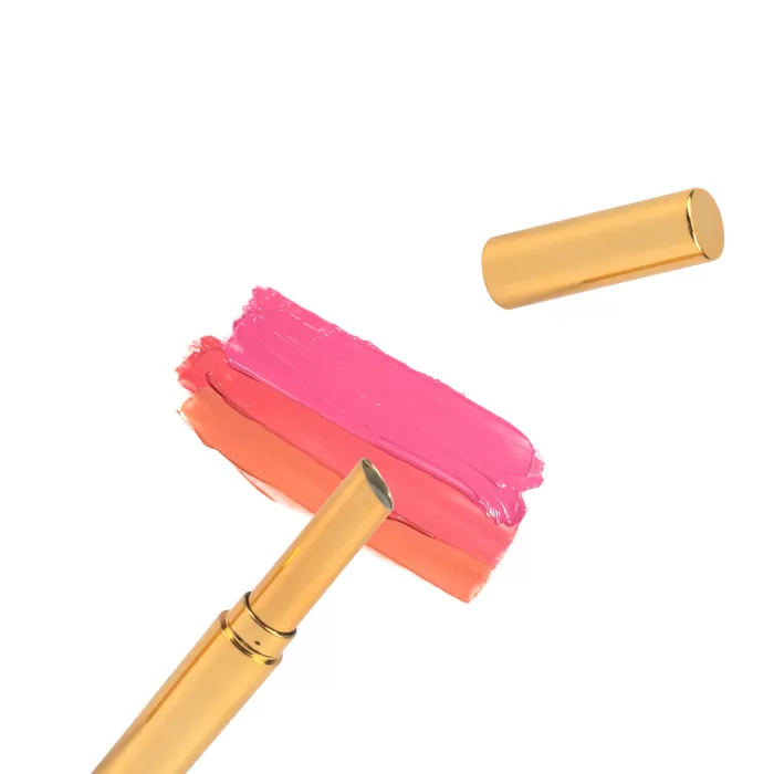 Slim Empty Lip Balm Tube Lipstick Case Container Luxury Gold - LS968 - Image 3