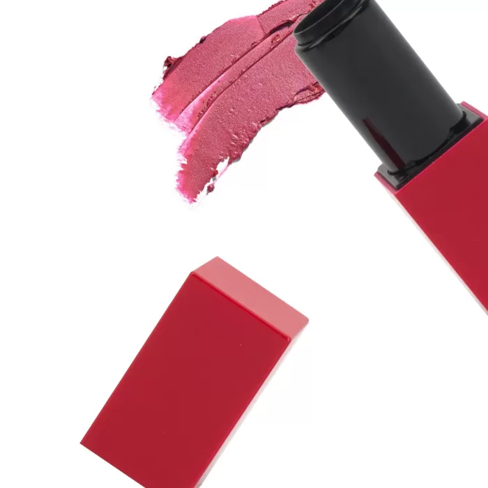 Luxury Plastic Square Empty Magnetic Lipstick Container Red Case Black Custom - LS977 - Image 4