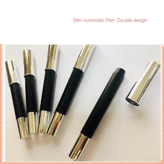 Custom Brand Cosmetic Packaging Sharpenable Lipstick Pen 5g PVC Automatic Highlighter Empty Liner Silkworm Pencil - LSE118Y - Image 4