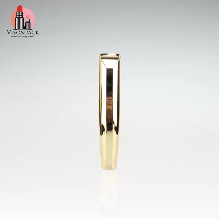 High Quality Golden Mascara Packaging Big Capacity 18ml Eyelash Tube Big Brush Gold Metallization Print - MC007 - Image 5