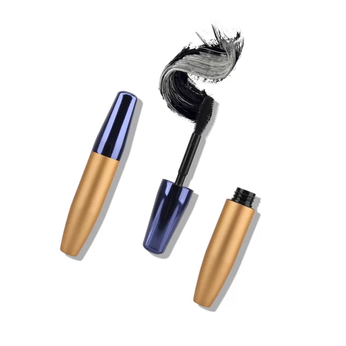 Luxury 8ml Aluminum Gold Mascara Packaging Container Big Silicone Brush - MC108 - Image 3