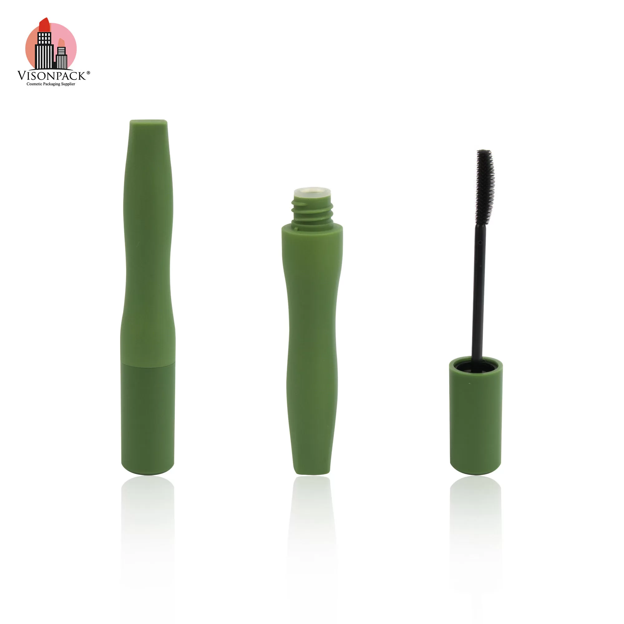 Wholesale Unique Shape Empty Eyelash Mascara Tube With Brush Custom Color Wand Tubes Free Samples - MC110