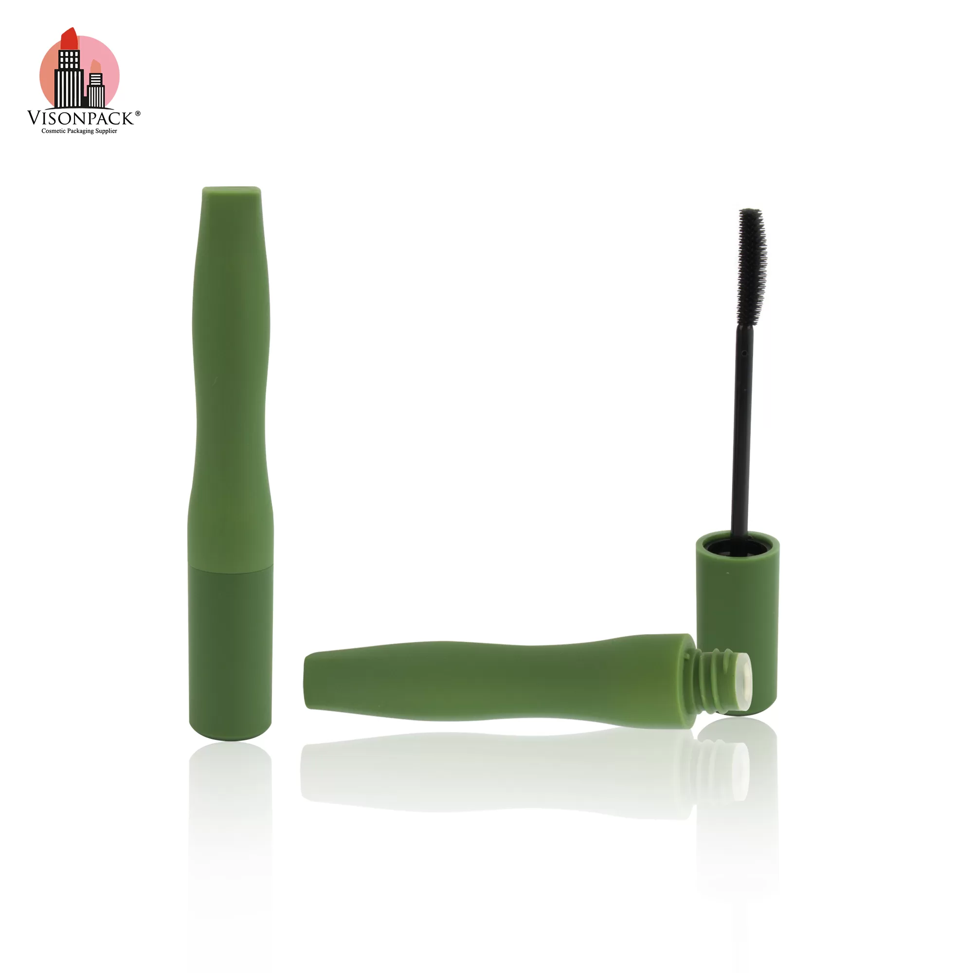 Wholesale Unique Shape Empty Eyelash Mascara Tube With Brush Custom Color Wand Tubes Free Samples - MC110 - Image 2