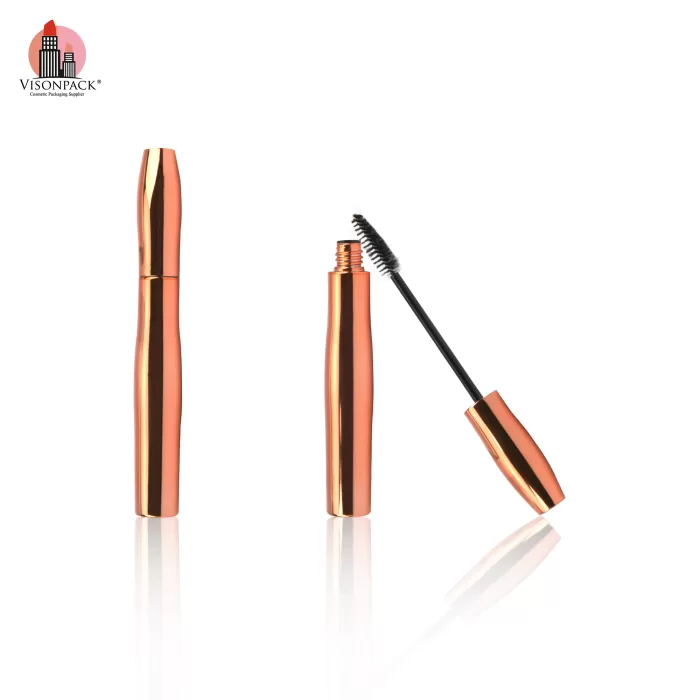 Metallic Gold Mascara Wand Tubes Plastic Cosmetic Bottles OEM Empty Container - MC144 - Image 2