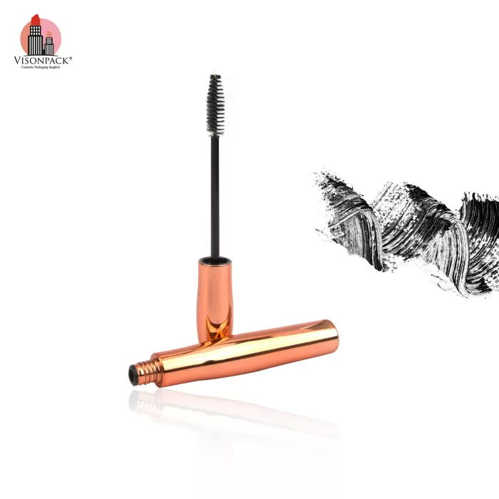 Metallic Gold Mascara Wand Tubes Plastic Cosmetic Bottles OEM Empty Container - MC144 - Image 3