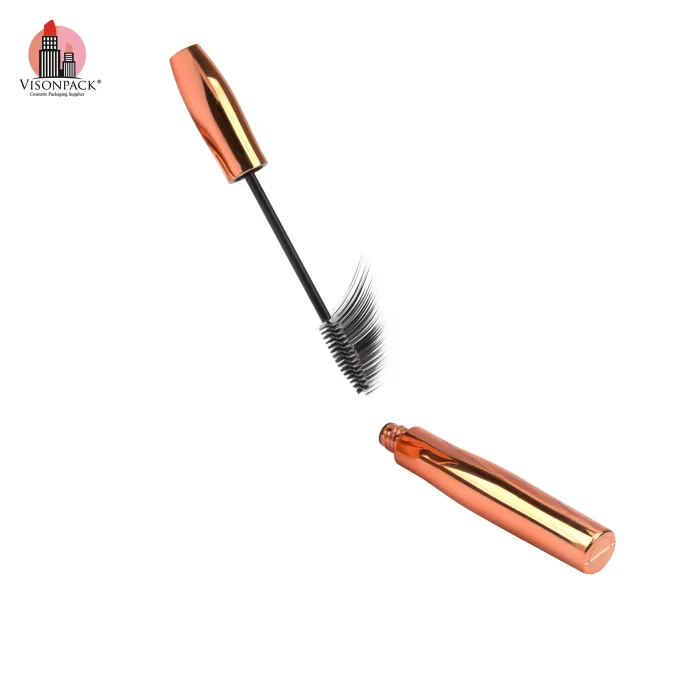Metallic Gold Mascara Wand Tubes Plastic Cosmetic Bottles OEM Empty Container - MC144 - Image 4