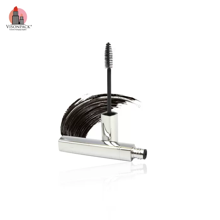 New Arrival Square Slim Lip Gloss Concealer Packaging Empty Eyelash Mascara Tube Silver Custom Lids Color - MC146 - Image 4