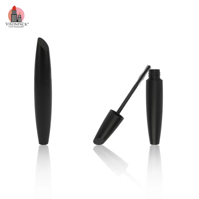Classical Oval Shape Mascara Wand Bottle Matte Black Private Label Empty Tubes Customized - MC152 - Image 2