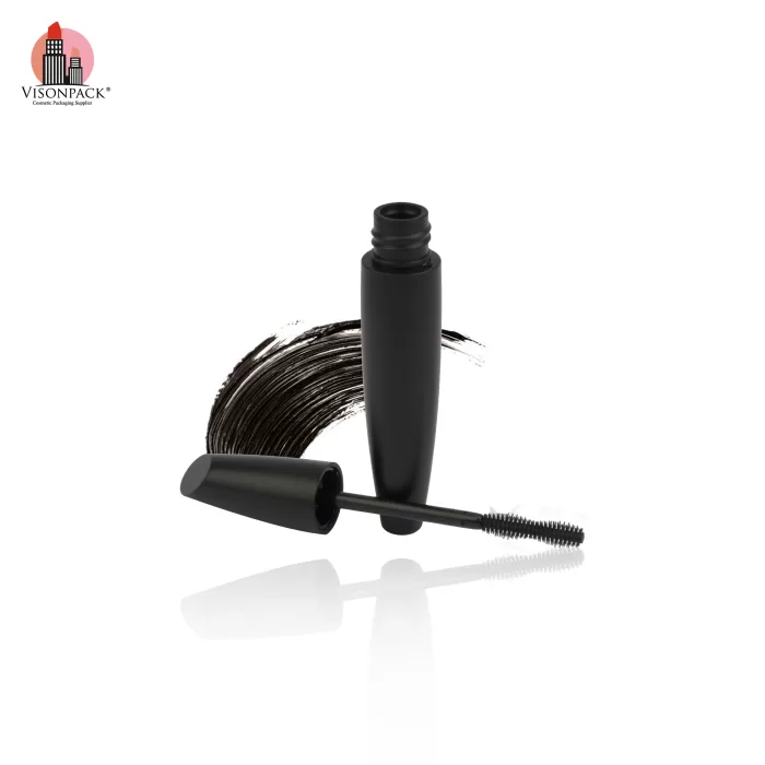 Classical Oval Shape Mascara Wand Bottle Matte Black Private Label Empty Tubes Customized - MC152 - Image 3