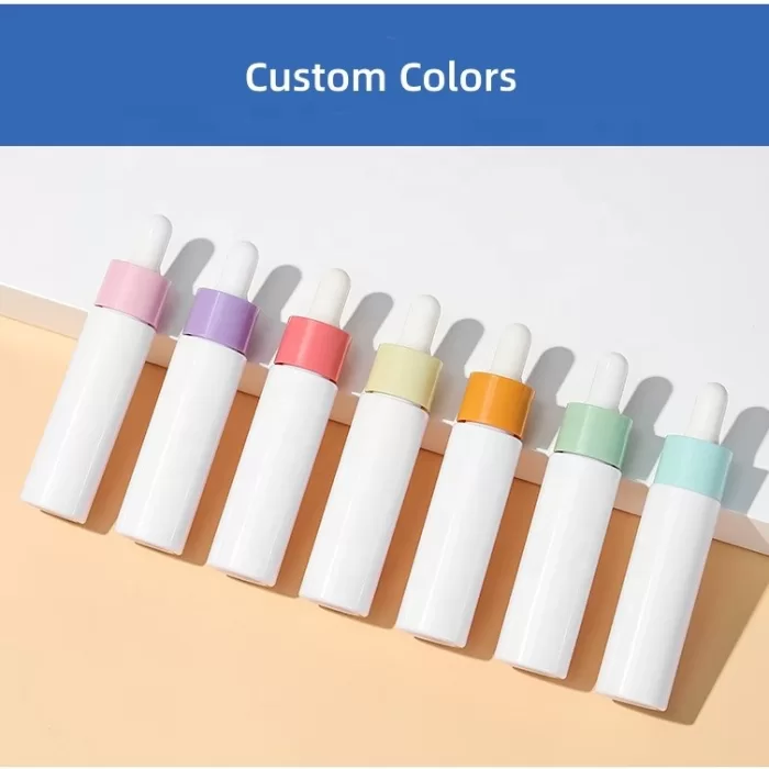 New Style Skincare Serum PET Bottle Glass Dropper Silicon Top Essential Oil Plastic 30/40/60ml - PB001 - Image 2