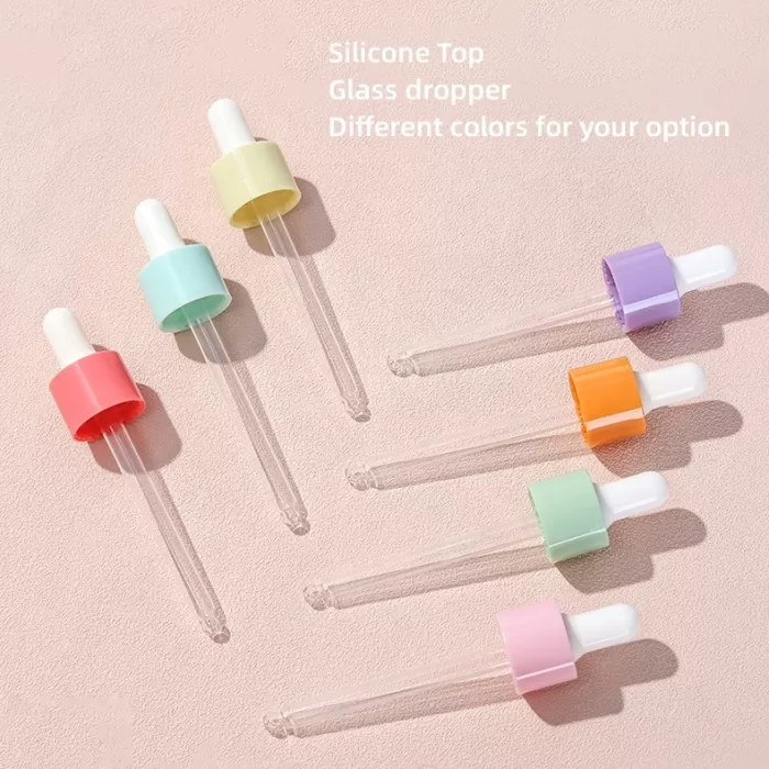 New Style Skincare Serum PET Bottle Glass Dropper Silicon Top Essential Oil Plastic 30/40/60ml - PB001 - Image 5